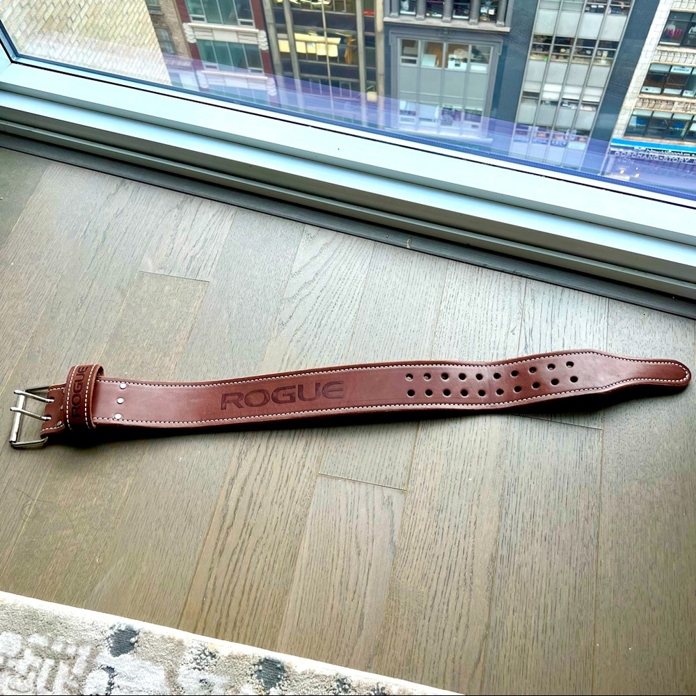 Rogue 3" Ohio Weightlifting Leather Belt Small